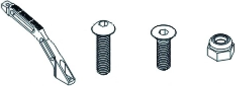 JAMARA hintere Fahrwerksstrebe X3 7075 C NC HN