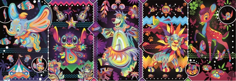 Panorama-Puzzle Disney Freude 1000 Teile