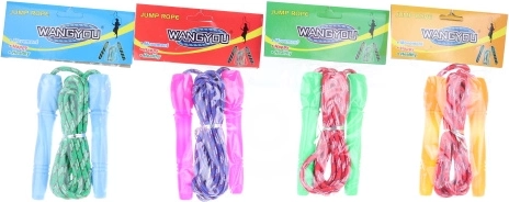 Buntes Plastik-Springseil 2,4 m