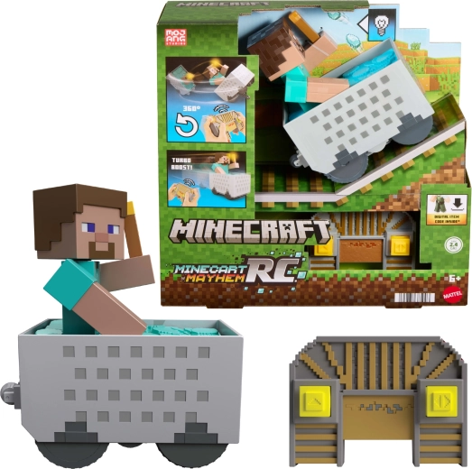 Minecraft RC-Minenwagen mit Steve