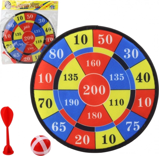 Scheibe mit Klettverschluss mit Punktewertung