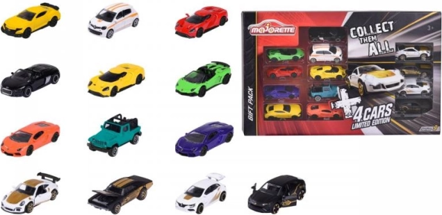 Geschenkset aus Metall-Spielzeugautos – 13 Stück limitierte Edition