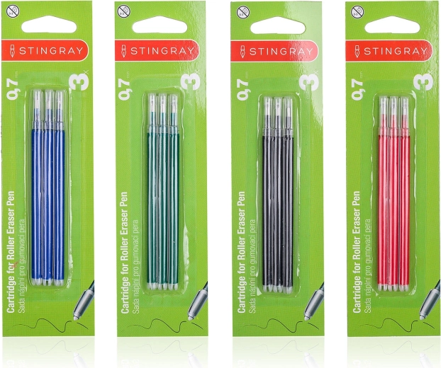 Minen für radierbaren Stift 0,7 mm, Farbmix (3 Stk.)