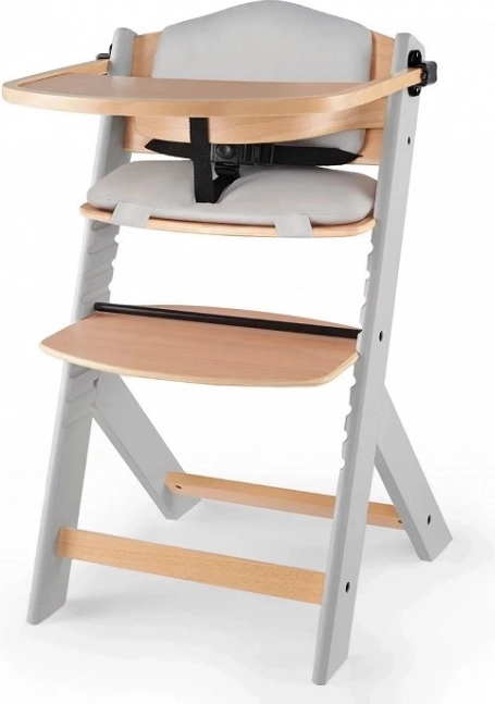 Stuhl ENOCK Grau + Kissen