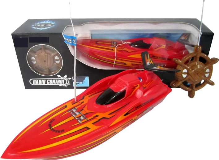 Ferngesteuertes Rennboot Sparkys MX rot 1:10