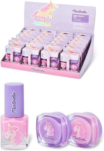 Martinelia kleines Einhorn-Set – Lipgloss und Nagellack - 1 Stück