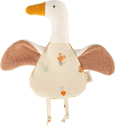 Sigikid erstes Schmusetuch Gans mit Knisterfolie für Babys