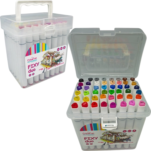 CreaFun Duo-Filzstifte 48 Farben