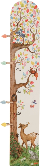 Goki hölzerner Wachstumsmesser Im Gebüsch