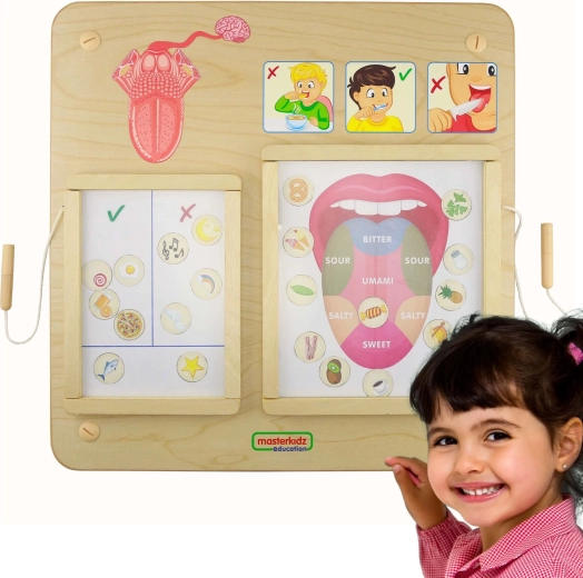 Masterkidz Montessori-Lernbrett Geschmack