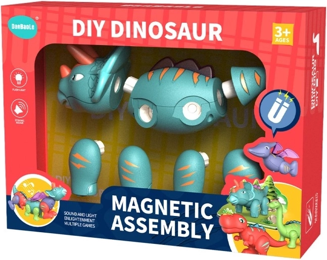 Magnetischer Steck-Triceratops