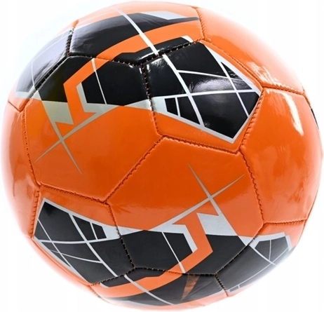 Fußball Größe 5 orange-schwarz 260–280 g