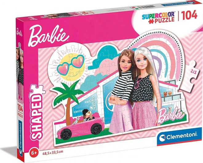 CLEMENTONI Umriss-Puzzle Barbie, 104 Teile