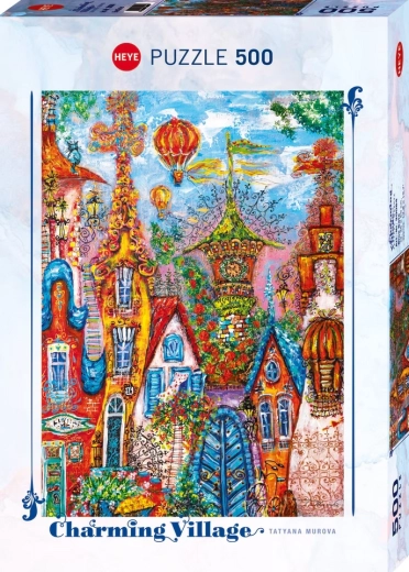 Heye Puzzle Charming Village: Blaues Tor, 500 Teile