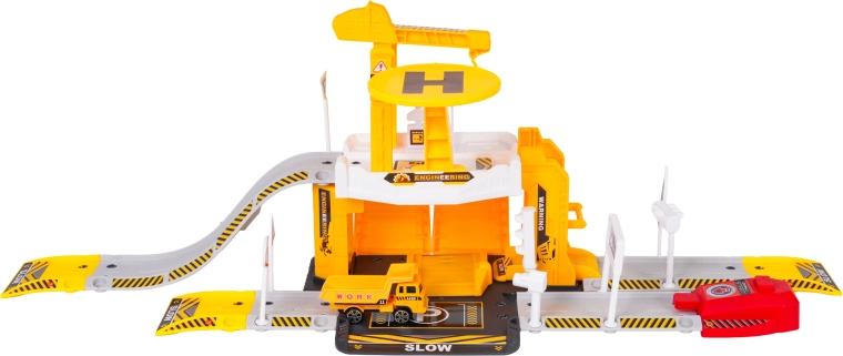 Baustelle voller Spielelemente