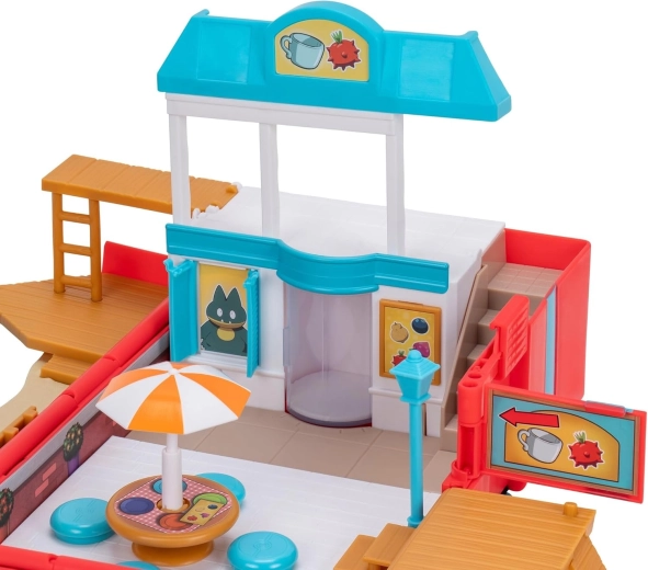 Café und Stadtszenerie für Rollenspiele