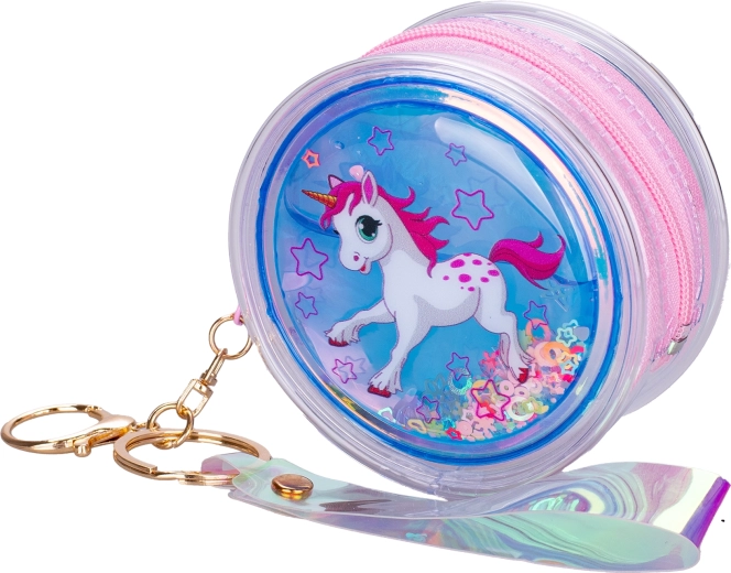 Magischer holografischer Look mit Glitzer