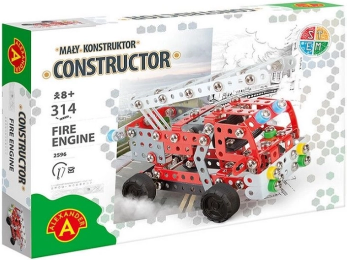 Kleiner Konstruktionsbaukasten: Feuerwehrauto