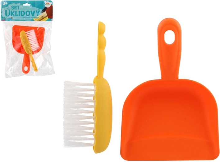 Kinder-Reinigungsset mit Handfeger und Kehrschaufel