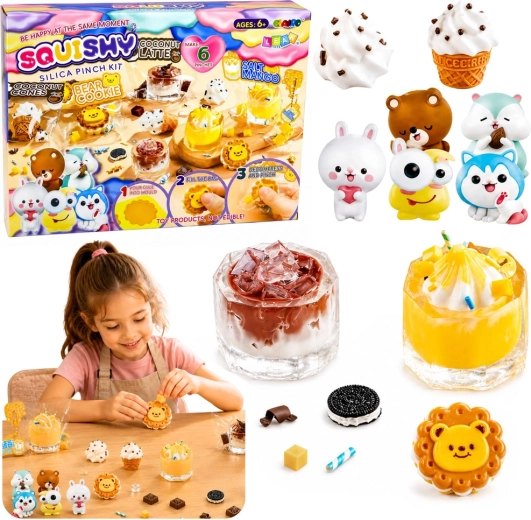 Kreativset zum Herstellen von Squishy-Süßigkeiten & Getränken (DIY)