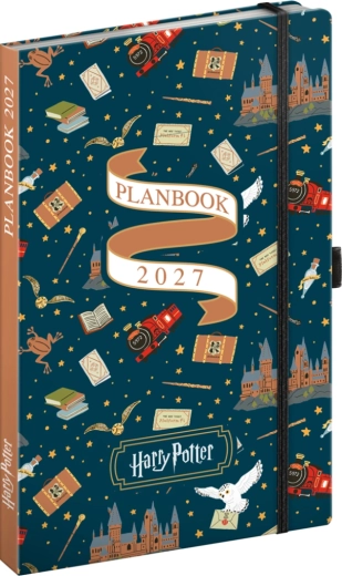 Notique Planbook Tagebuch & Notizbuch Harry Potter – Hogwarts Express 2027, 13 × 21 cm