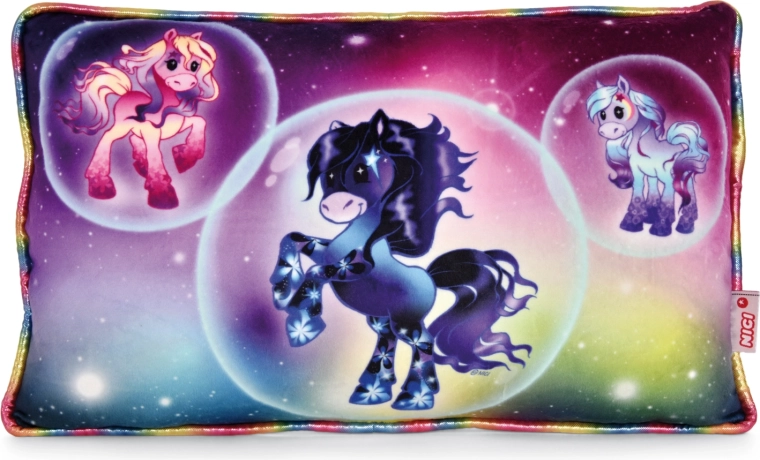 NICI Kissen Pony Starflower 43 × 25 cm Green