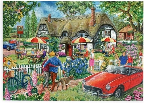 Puzzle House of Puzzles Ländliche Kneipe, 500 große Teile