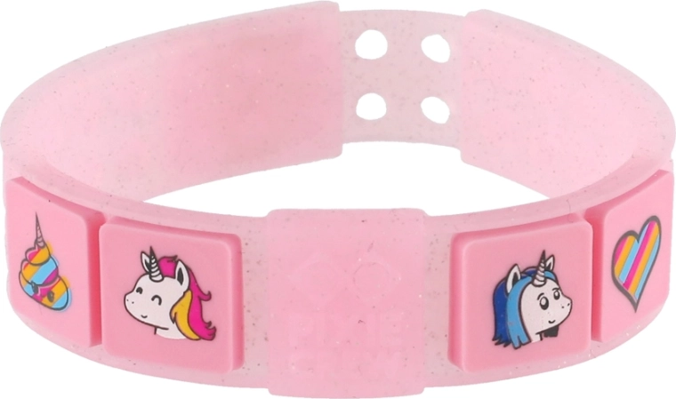 Pixie Crew verstellbares rosa Armband mit Einhörnern