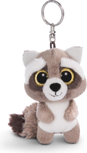 NICI Glubschis Schlüsselanhänger Waschbär Clooney 9 cm – 1 Stück