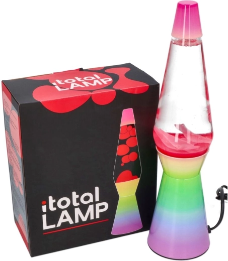 Dekorative Lavalampe Regenbogen