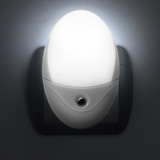 LED-Nachtorientierungslicht Phenom mit Lichtsensor, weiß
