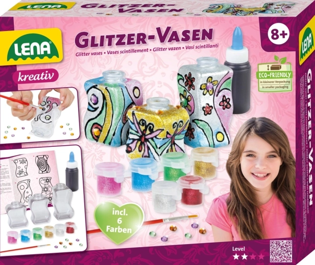Lena Glasmalerei – glitzerndes Kreativ-Set für Kinder