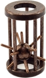 Metall-Puzzle Igel im Käfig