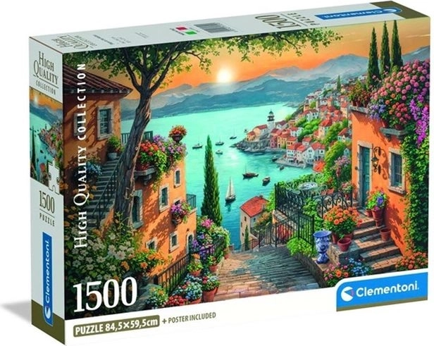 Clementoni Puzzle Compact Steps to the Harbor 1500 Teile