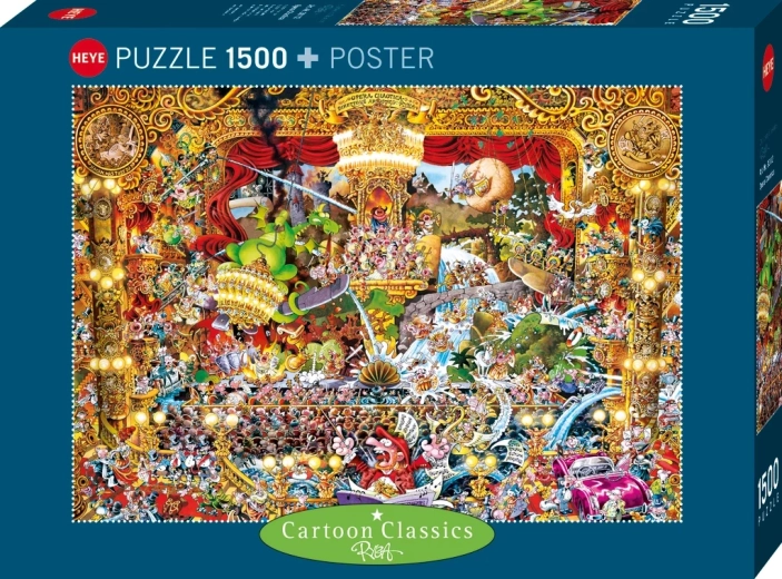 Heye Puzzle Cartoon Classics: Chaotische Oper, 1500 Teile