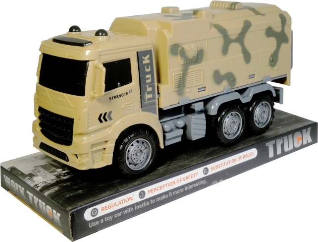 Militärischer Lastwagen mit Schwungradantrieb