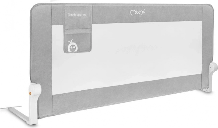 Kinder-Bettschutzgitter MoMi LEXI XL PLUS grau