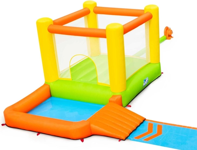 Bestway aufblasbares Spielzentrum H2OGO! mit Rutsche und Planschbecken 662 × 300 × 150 cm