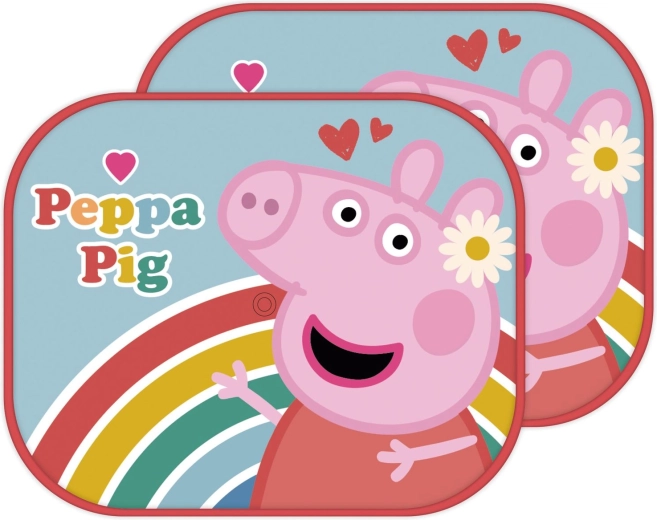 Sonnenblenden fürs Auto Peppa Pig für Kinder (2 Stk.)