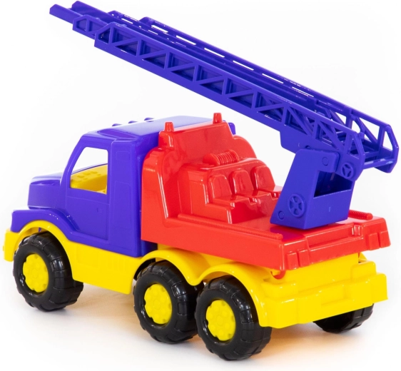 Ausziehbare und drehbare Leiter