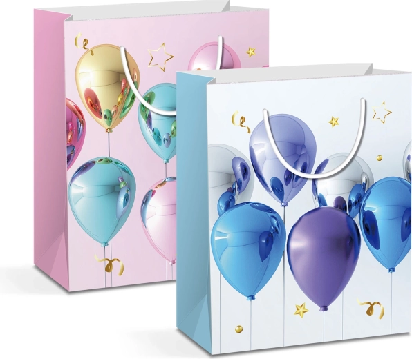 Papier-Geschenktüte für eine Flasche – 1 Stück