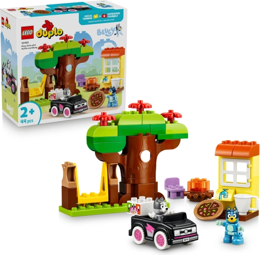 LEGO DUPLO Bluey Pizzeria mit Muffin und Bluey