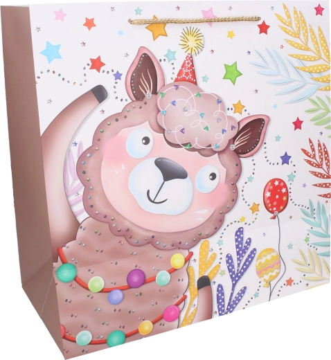 Stabile Papiertüte mit Kordelgriffen