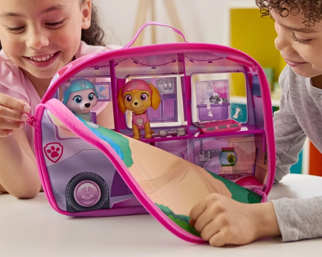 Tragbares Wohnmobil 2-in-1: Koffer und Spielwelt