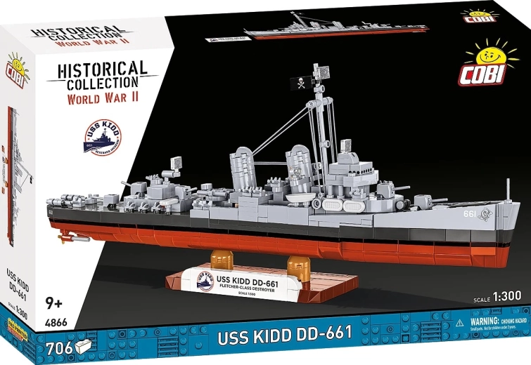 COBI-Bausatz USS Kidd (DD-661)