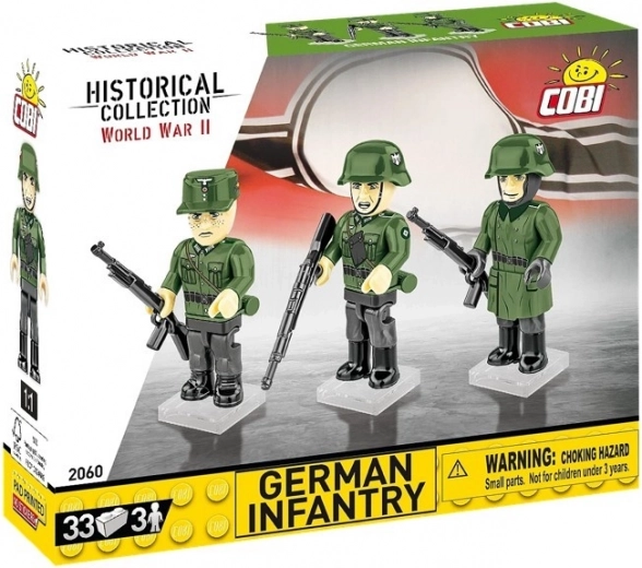 Bausatz Deutsche Infanterie - Set mit 3 Figuren