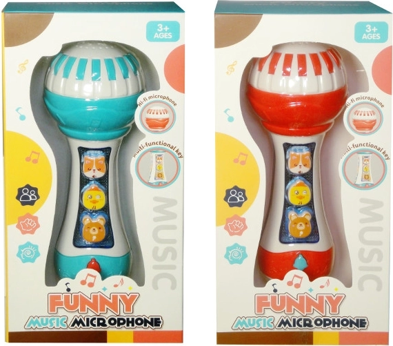 Kinder-Mikrofon mit Sounds und Licht – 1 Stück