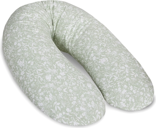 CEBA Still- und Schwangerschaftskissen Cebuszka Multi Jersey Wildflowers 190 cm