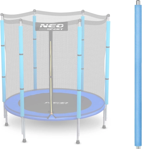 Oberer Pfosten für Trampolin mit Sicherung für äußeres Netz 4,5 ft, blau Neo-Sport