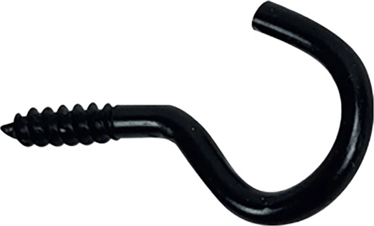 Offenes Öse 16 × 35 mm schwarz (10 Stk.)